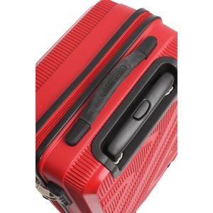 Conjunto De Malas Polipropileno American Tourister Camboriu Cadeado Tsa Rodas 360º P-M Vermelho