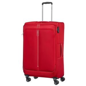 Mala De Viagem Grande Expansível Poliester Samsonite Popsoda Cadeado Tsa E Rodas Duplas Vermelho G