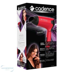 Secador De Cabelo Cadence Rouge Style Secagem Rapido