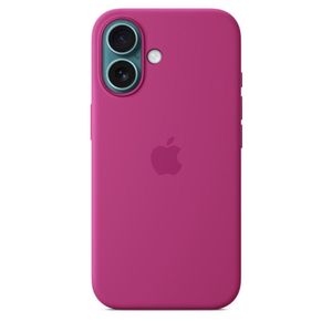 Capa com MagSafe iPhone 16, Apple, Silicone Fúcsia