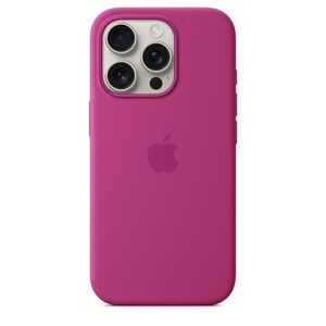 Capa com MagSafe iPhone 16 Pro, Apple, Silicone Fúcsia