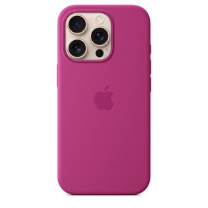 Capa com MagSafe iPhone 16 Pro, Apple, Silicone Fúcsia