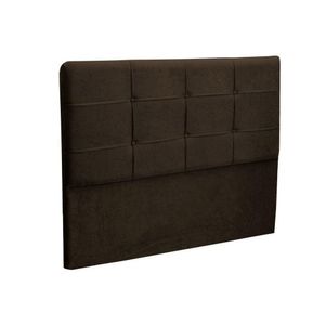 Cabeceira Cama Box Casal King 195cm London chocolate