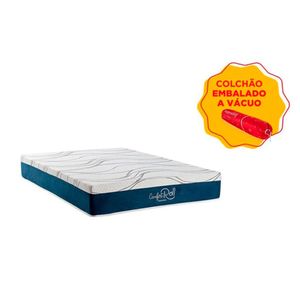 Colchão Comfort Roll de Molas Casal 138x188 Kappesberg - Azul