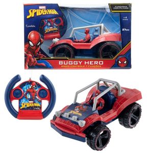 Veículo Controle Remoto 7 Funções Homem-Aranha Buggy Hero