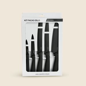 Kit de Facas Oslo com 5 Peças - A\CASA