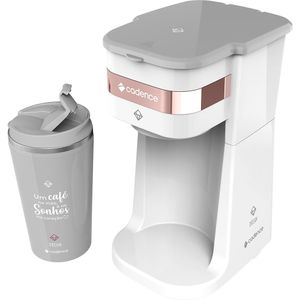 Cafeteira Elétrica Cadence Dream Rosé Gold com Copo Térmico