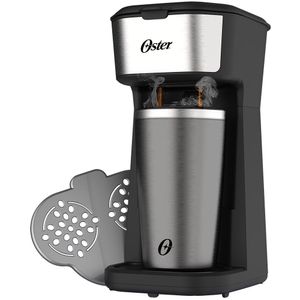 Cafeteira Oster 2Day Inox 2 em 1 com Copo Térmico