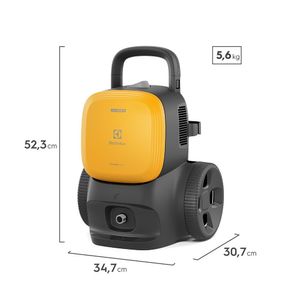 Lavadora de Alta Pressão Electrolux 1800PSI 1400W PowerWash - EWS1800 - Amarelo