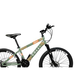 Bicicleta Colli Mônaco Q18 Aro 26 Freio a Disco 21 Velocidades - Verde Militar