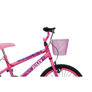 Bicicleta Colli Jully, Aro 20 Freio V-Brake Quadro 20 - Rosa Neon