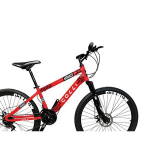 Bicicleta Colli Mônaco Q18 Aro 26 Freio a disco 21 Velocidades Vermelho - Vermelho