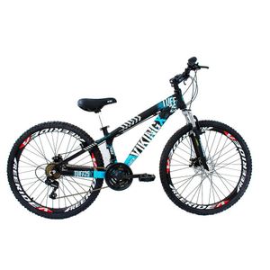 Bicicleta Freeride Aro 26 Freio à Disco 21V VikingX