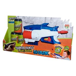 Lançador De Dardos Super Shot Shark - DM Toys 6134