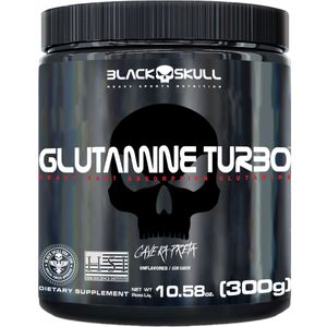 GLUTAMINE TURBO CAVEIRA PRETA - GLUTAMINA - 300G