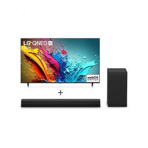 Combo Smart TV LG QNED AI 4K QNED85 75\\\" 2024 + Soundbar LG S40T