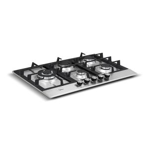 Cooktop 5 Bocas Midea Tripla Chama Inox CYA5B