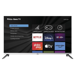 Smart TV Philco 42" LED 4K com Roku TV PTV42M9GR2CMB