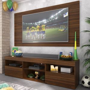 Rack com Painel TV 65" Holanda Multimóveis BR3059  Duna