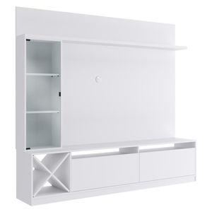 Rack com Painel TV 60" Multimóveis CR25135 Branco
