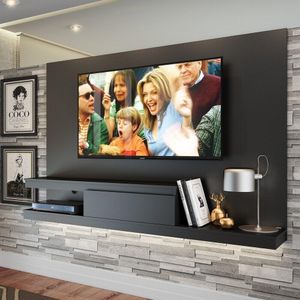 Painel TV 60" Multimóveis CR25141 Preto