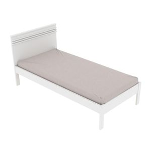 Cama de Solteiro para Colchão 88 x 188 cm Multimóveis CR35014 Branca