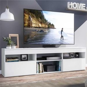 Rack para TV até 65" Multimóveis Paris FG3308 com 2 Portas Branco