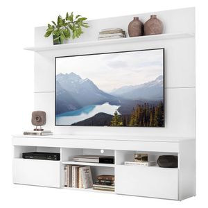 Rack com Painel para TV até 65" Multimóveis Madri FG3365 Branco