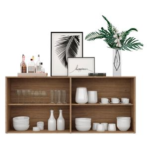 Aparador Buffet 4 portas Multimóveis Veneza FG3555 Rustic