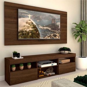 Rack com painel para TV até 65 polegadas e 2 portas Toronto Multimóveis Duna