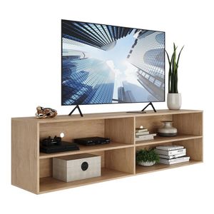 Rack para TV 75" Jazz Multimóveis MP1006 Rustic