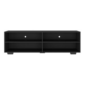 Rack para TV 75" com Pés Jazz Multimóveis MP1018 Preto