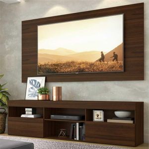 Rack com Painel e Suporte P/TV até 65" Flórida Multimóveis Duna