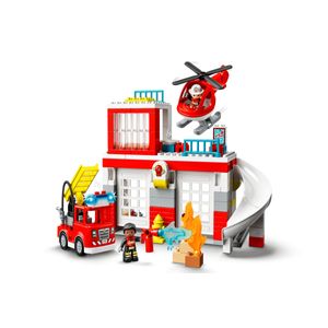 LEGO DUPLO - Quartel dos Bombeiros e Helicóptero