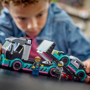LEGO City - Carro de Corrida e Caminhão-Cegonha