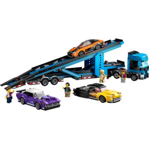 LEGO CITY - Caminhão transportador de carros com carros esportivos