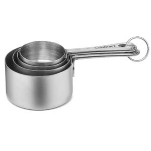 Conjunto com 4 Xícaras Medidoras em Inox Cuisinart