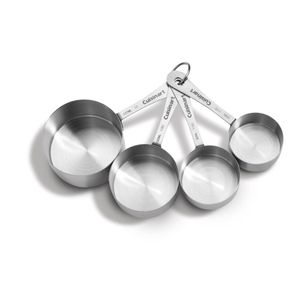 Conjunto com 4 Xícaras Medidoras em Inox Cuisinart