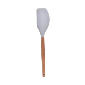 Espátula Pão Duro Silicone Cabo em Madeira 32cm Kenya Cinza