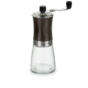 Moedor de Café Manual em Vidro e Inox 18x7x12cm Mimo Style