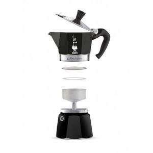 Cafeteira Moka Espresso 3 Xícaras 130ml Bialetti Preta