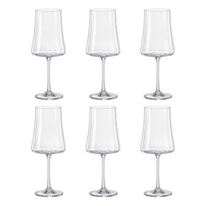 6 Taças para Água Xtra em Cristal 560ml Bohemia