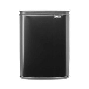 Lixeira BO Touch Bin em Aço 12 Litros Brabantia Preta