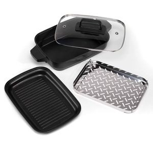 Grill Multifuncional GR-M3BR 127V Cuisinart Preto