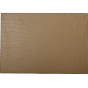 Jogo Americano Alligator 1 Peça em Couro 43x30cm Maxwell & Williams Marrom