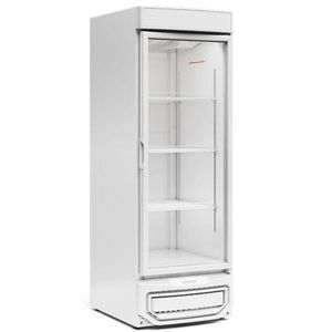 Expositor Vertical Com Porta De Vidro Grd57 Gelopar Expositor 572 Litros Branco 220v