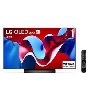 Smart TV LG 55" 4K OLED evo AI C4 OLED55C4PSA 2024