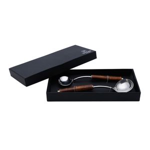 2 Conchas em Bambu e Inox Wolff
