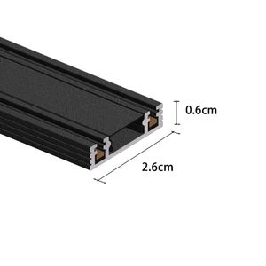 Trilho Magnético de Sobrepor Nordecor Magnetic Track Kay 6565 com 2 Metros
