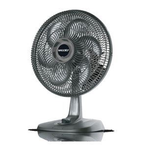 Ventilador Mallory De Mesa Olimpo TS 40cm Preto/Grafite 127V